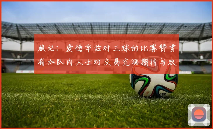 狼记：爱德华兹对三球的比赛赞赏有加队内人士对交易充满期待与欢欣